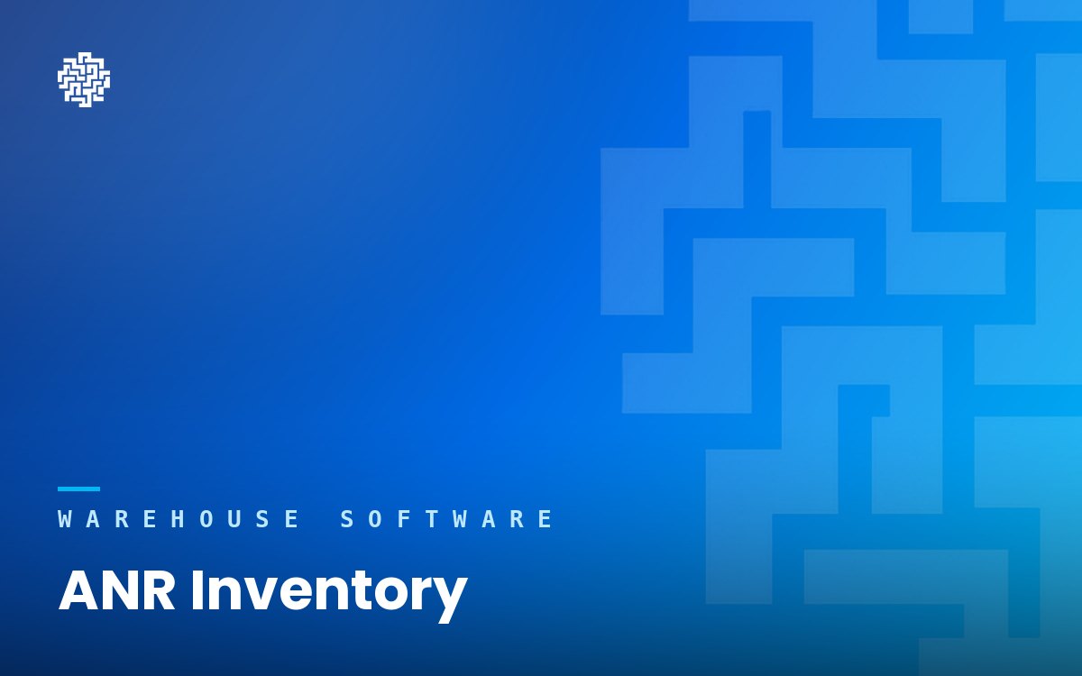 Branded project cover for ANR Inventory