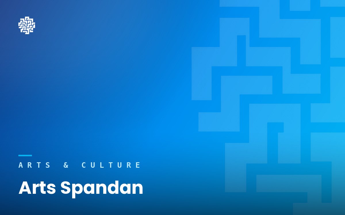 Branded project cover for Arts Spandan