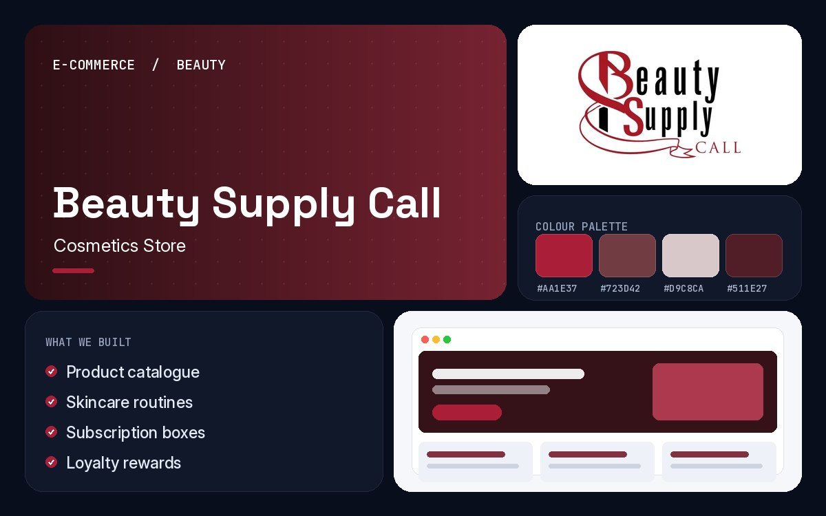 Beauty Supply Call — Beauty project cover