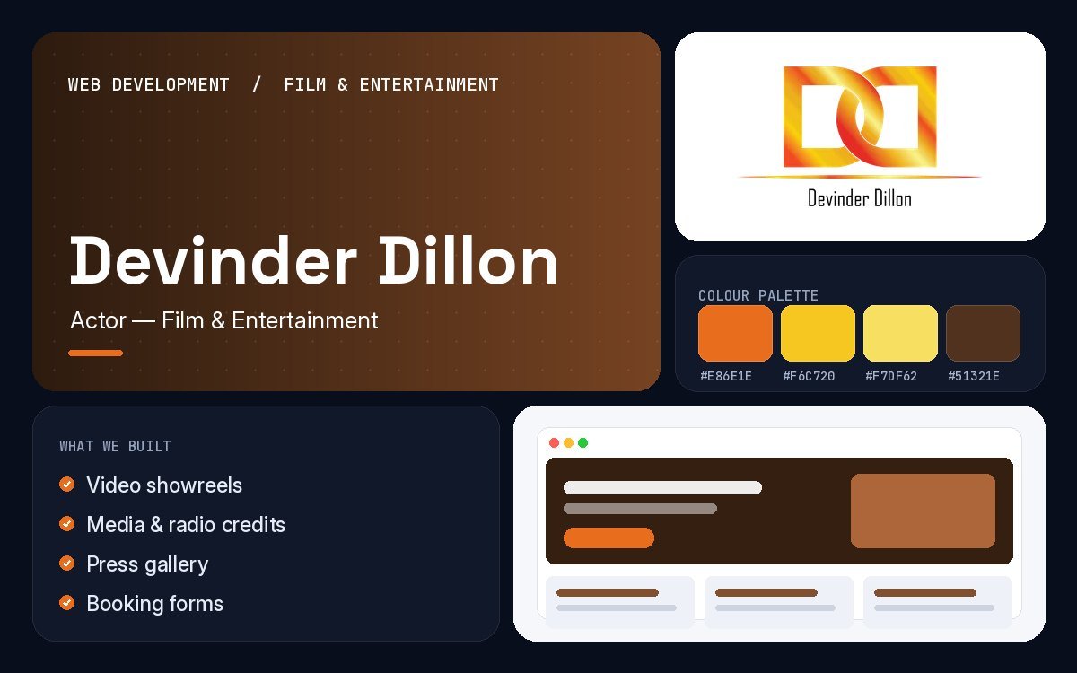 Devinder Dillon — Film & Entertainment project cover