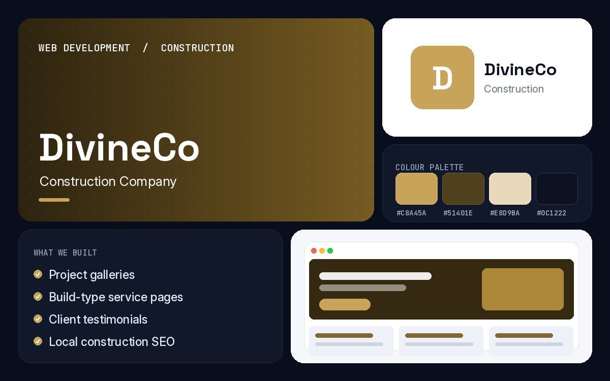 DivineCo — Construction project cover