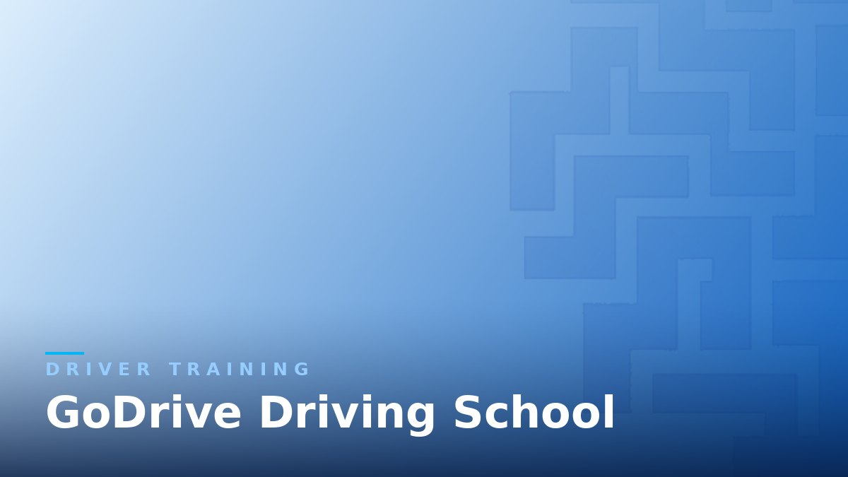 GoDrive Driving School — Driver Training project cover