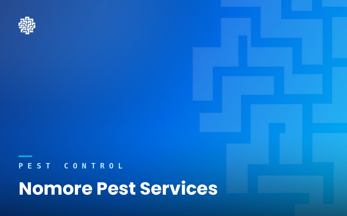 Branded project cover for Nomore Pest Services