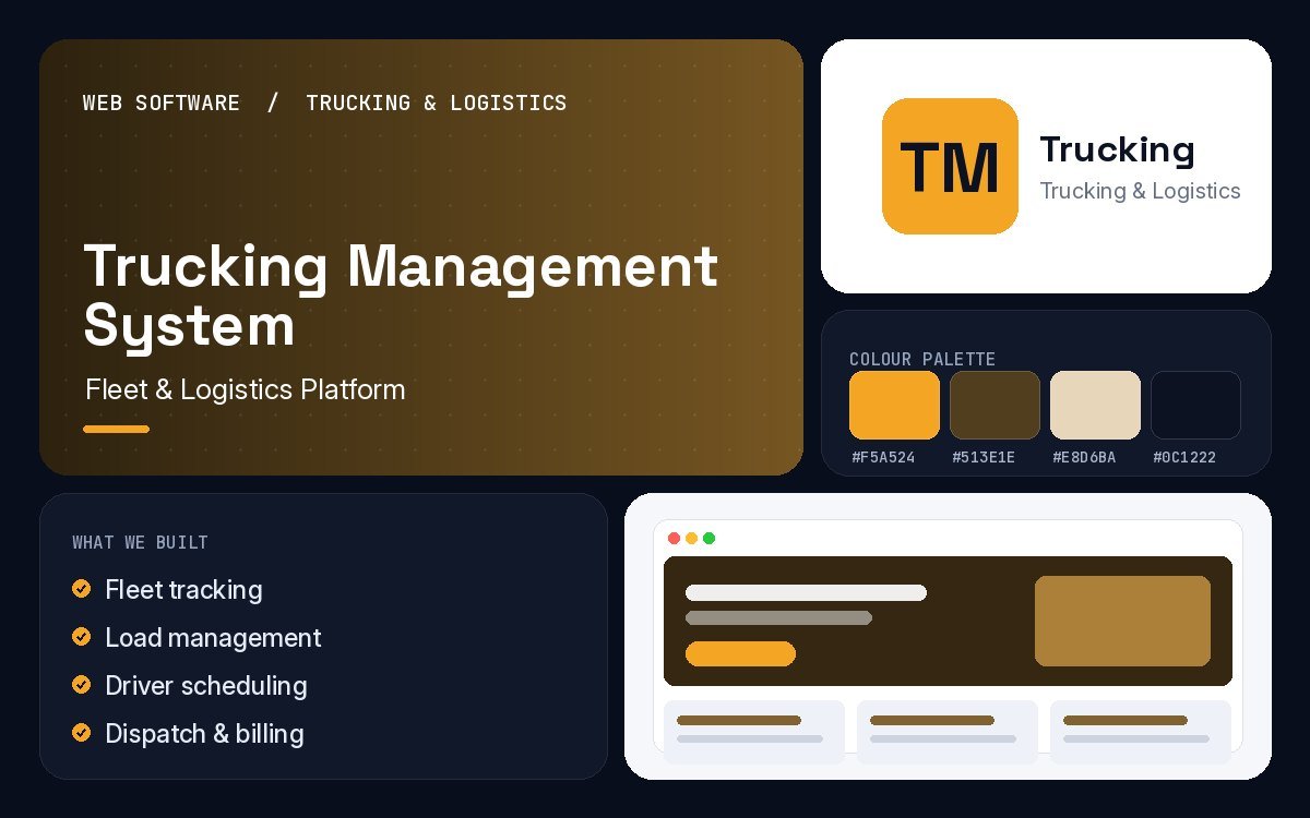 Trucking Management System — Trucking & Logistics project cover