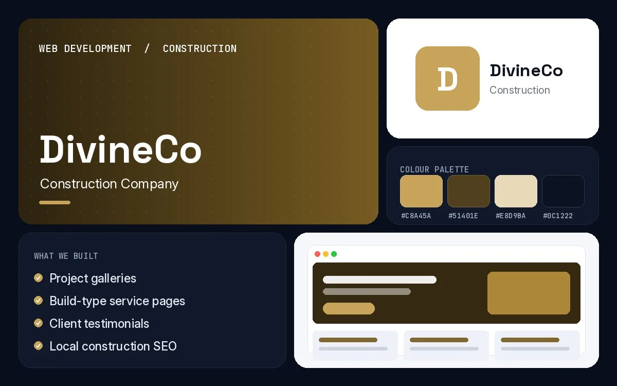 Construction & Trades website project