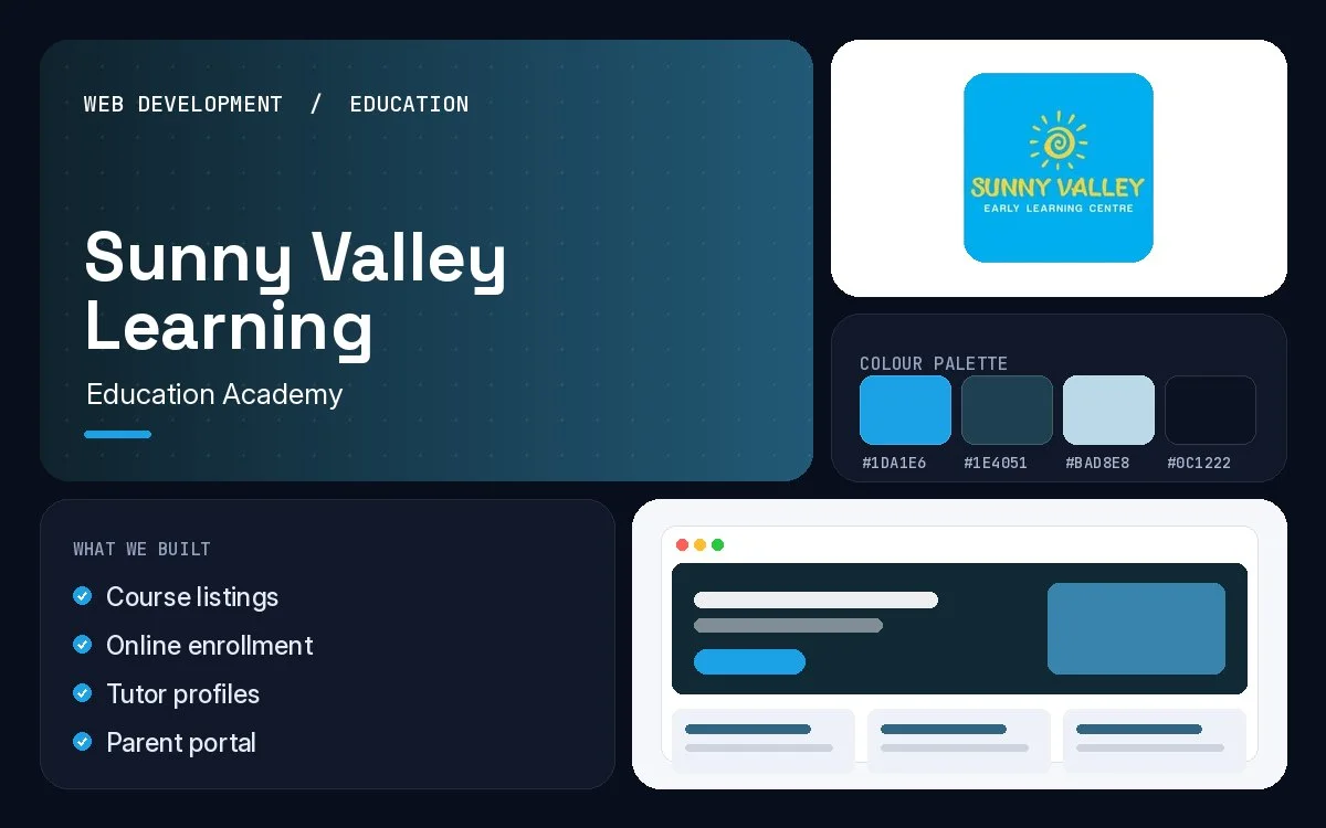 Education & Training website project